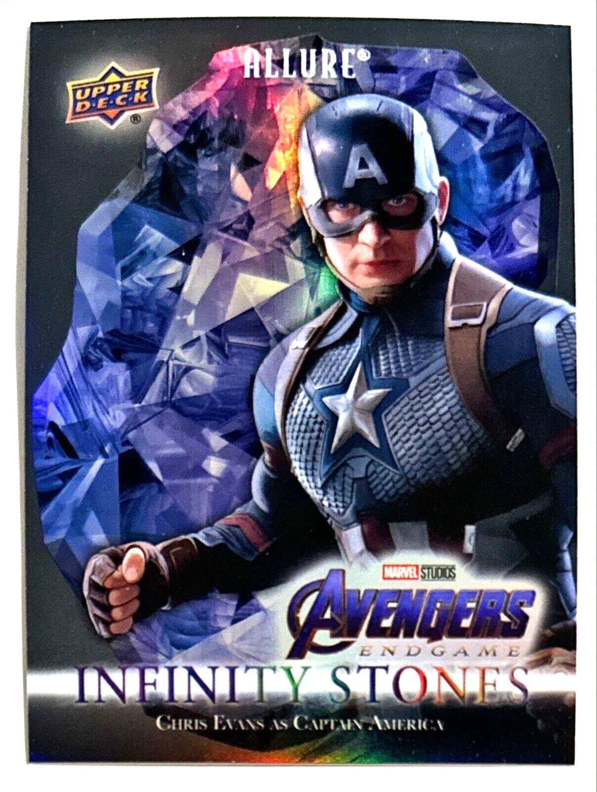 2022 Marvel Allure Chris Evans Captain America /299 Infinity Stones Space Stone