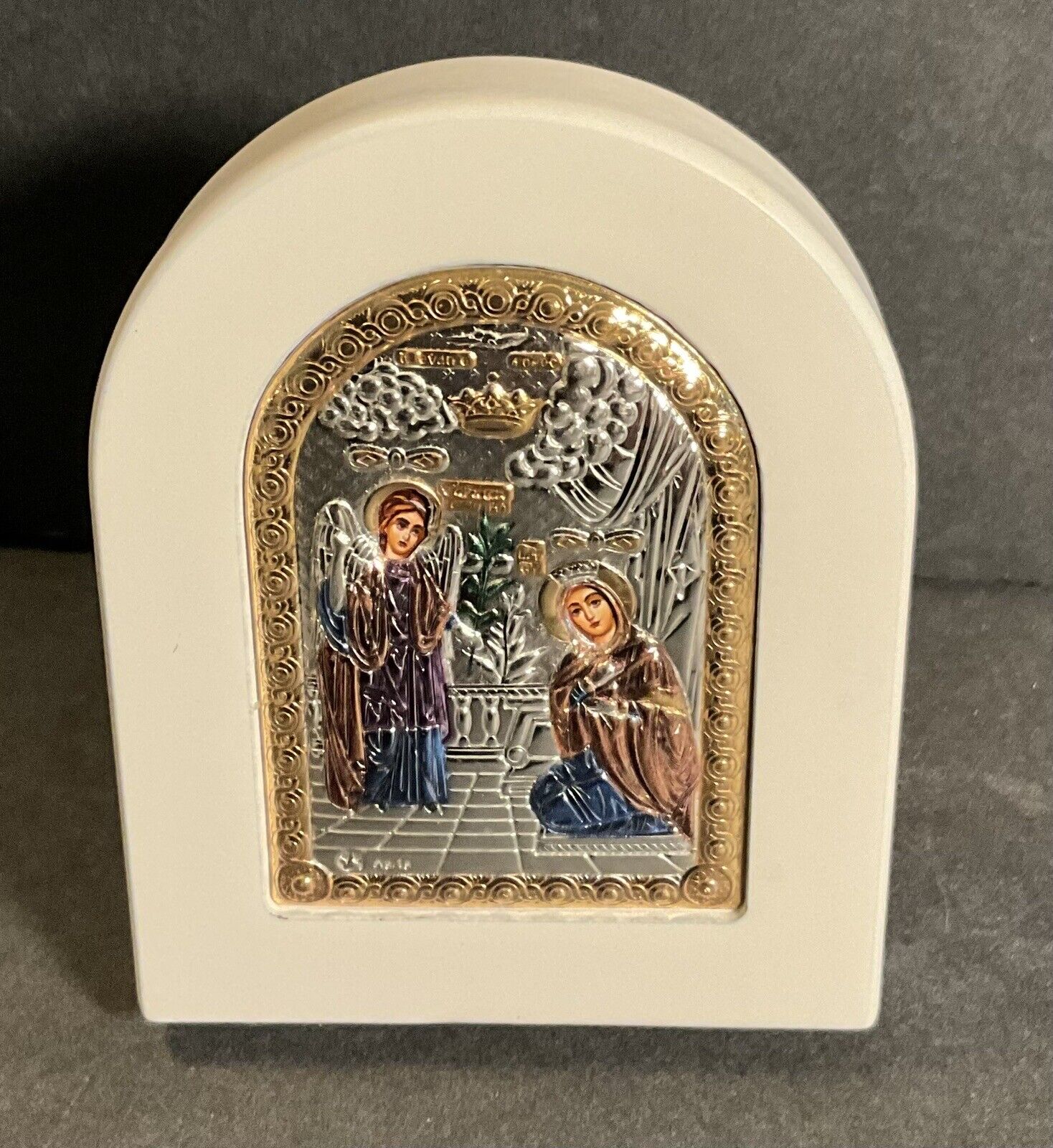Gabriel & Mary 4 1/2 “ Greek Icon , Prince Silvero 