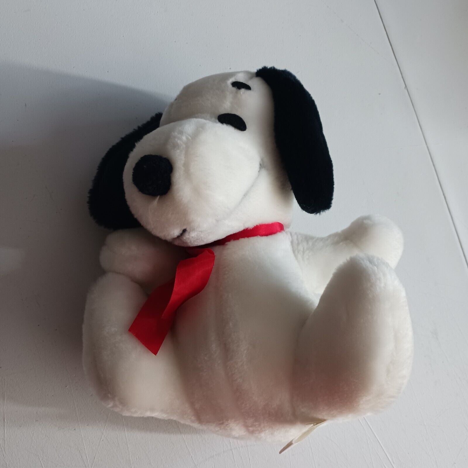 Vintage Knickerbocker Snoopy Peanuts Plush Stuffed Animal Sings 
