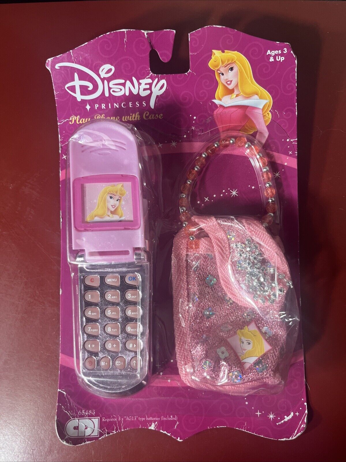 Disney Princess Play Phone With Case Princess Aurora 2003 VINTAGE Y2K