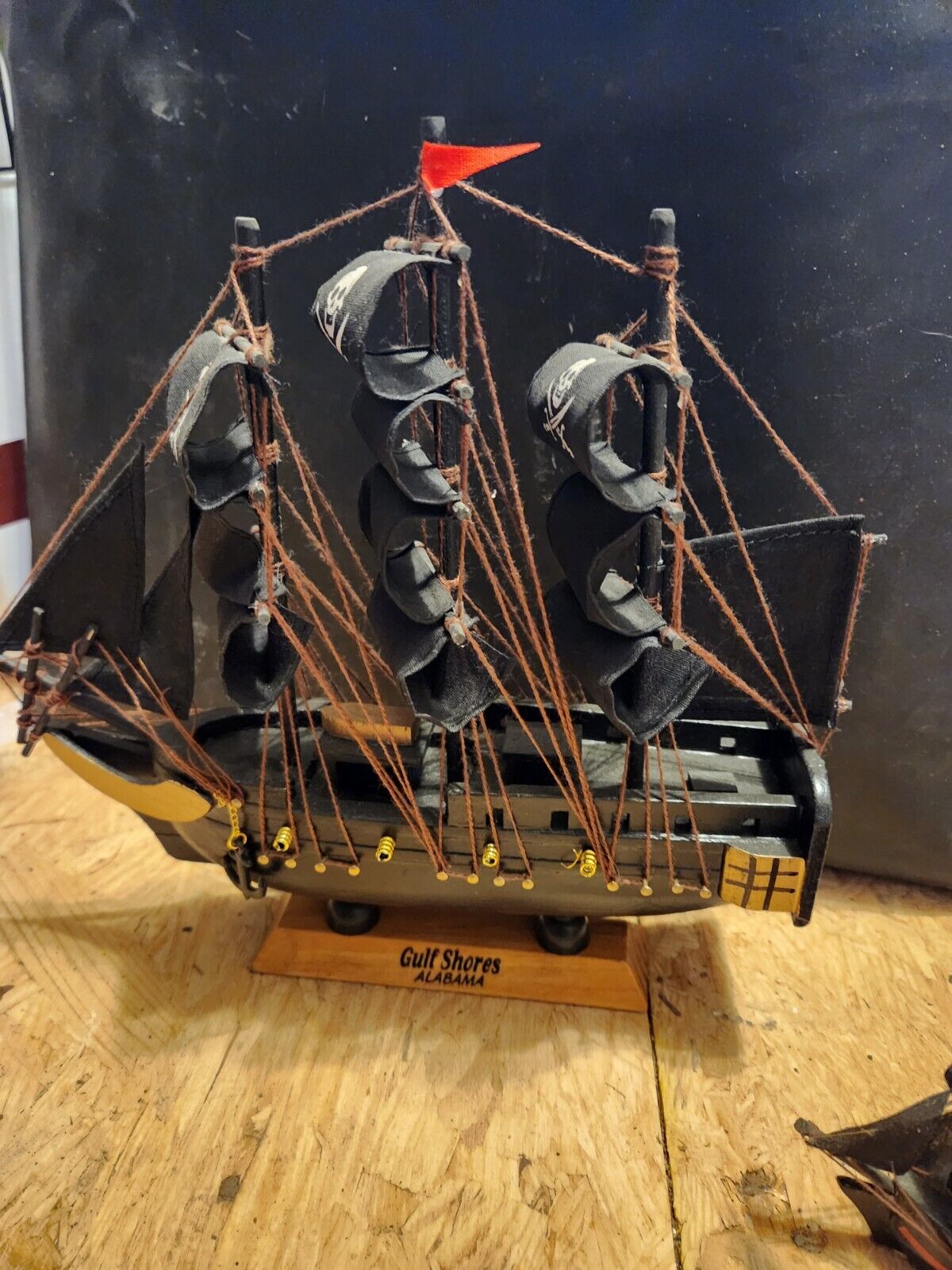 Souvenir Wooden Ships Pirates Sailing Ships Toys Models