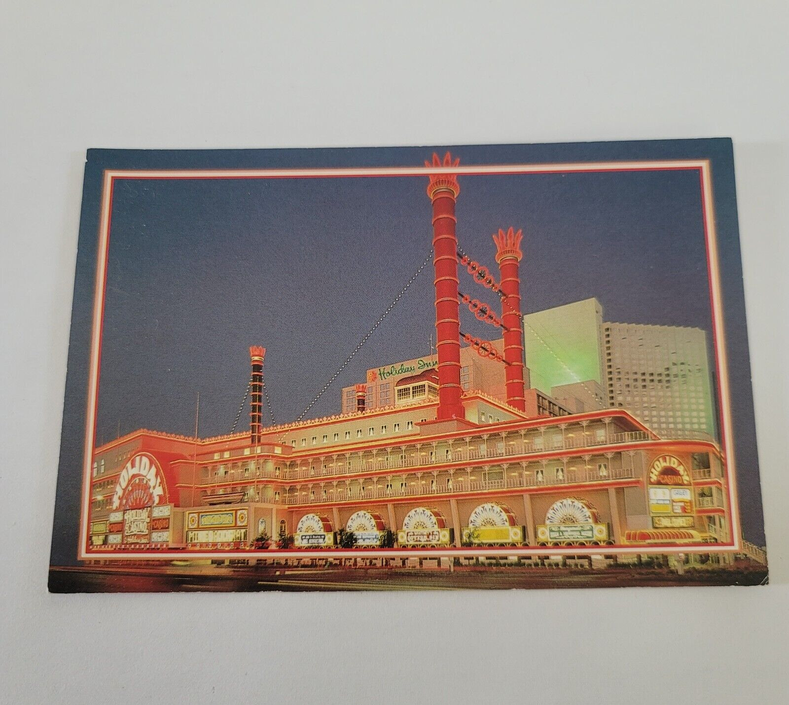 1990\'s Postcard of the Holiday Inn Hotel & Casino Riverboat Facade Las Vegas