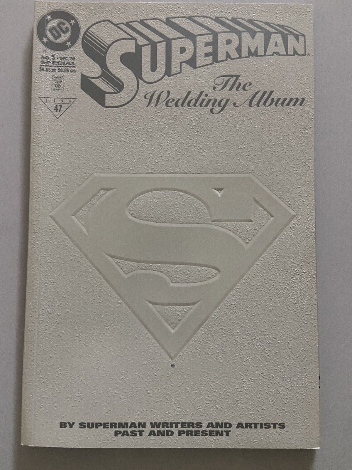 Superman The Wedding Album #1 White Variant (1996) DC Comics Wedding Invitation