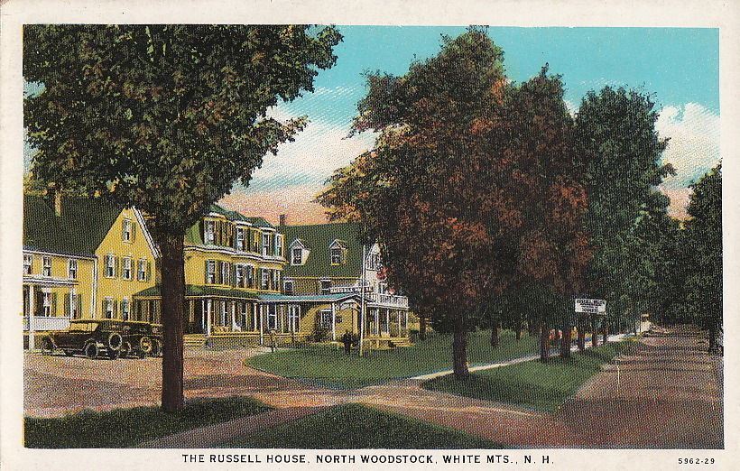 Postcard The Russell House North Woodstock White Mts NH 