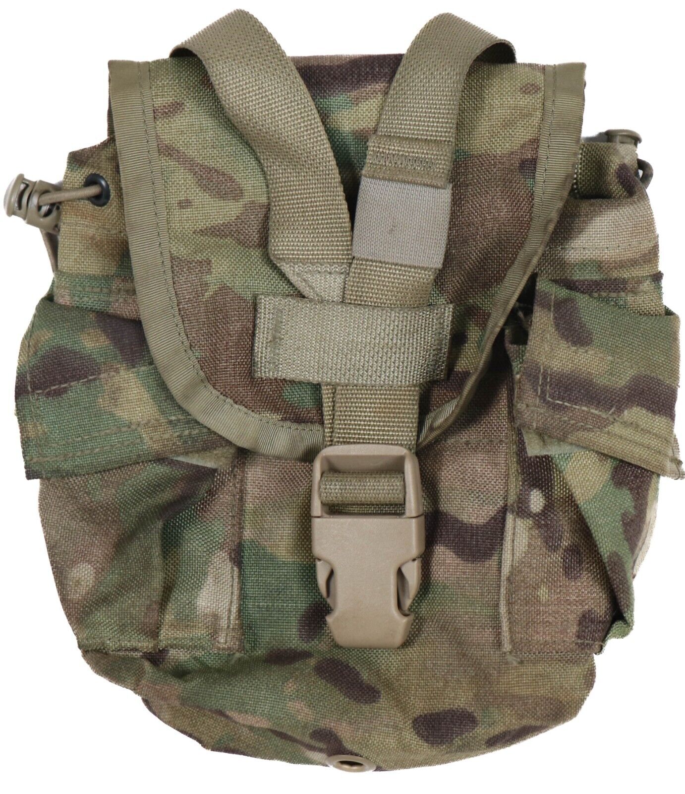 DAMAGED - Army 1 QT General Purpose Canteen Pouch Molle II Multicam OCP Woodland