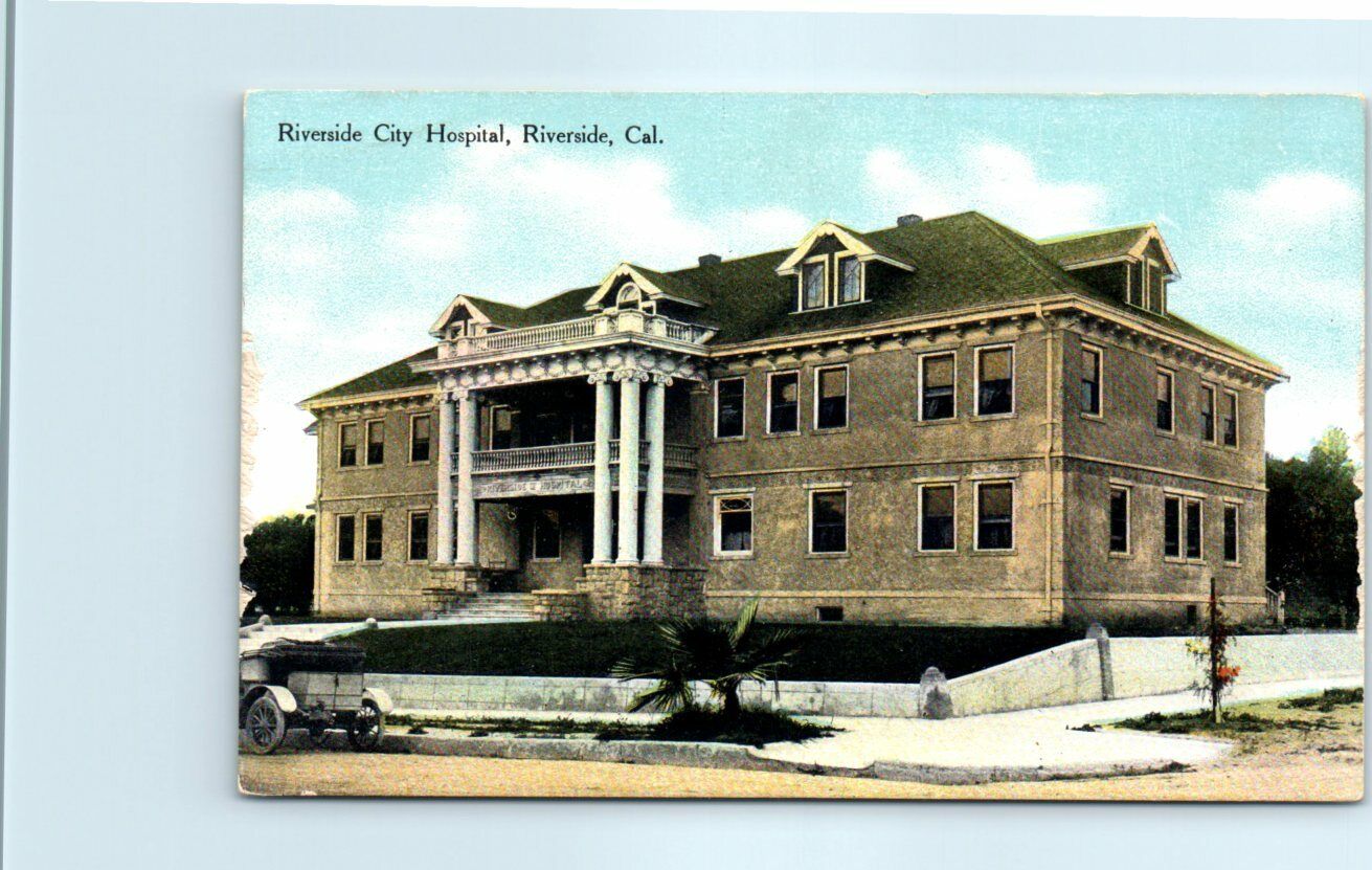 Postcard - Riverside City Hospital, Riverside, California