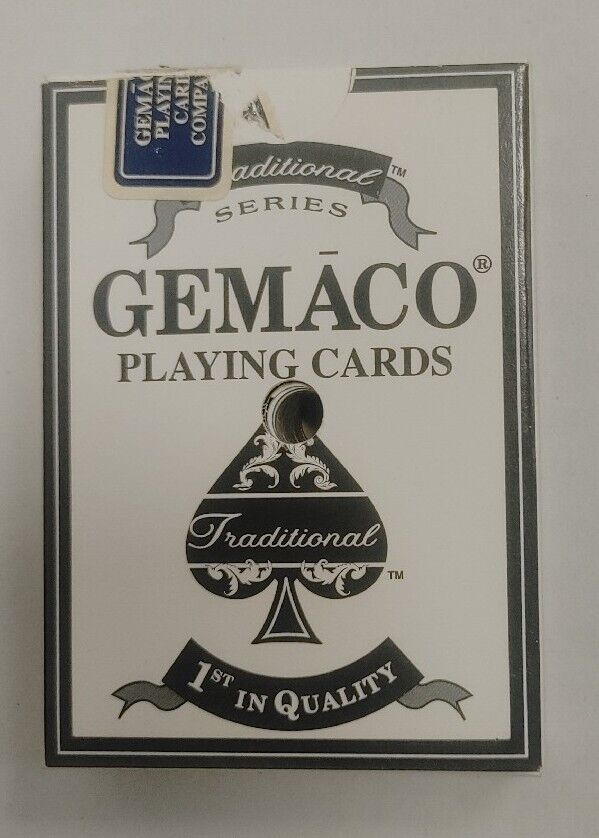 GEMACO TRADITIONAL SERIES CASINO PLAYING CARDS IN ORIGINAL BOX 