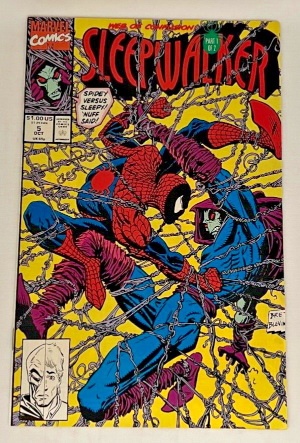 Sleepwalker #5 Spider-man, Marvel Comics 1991