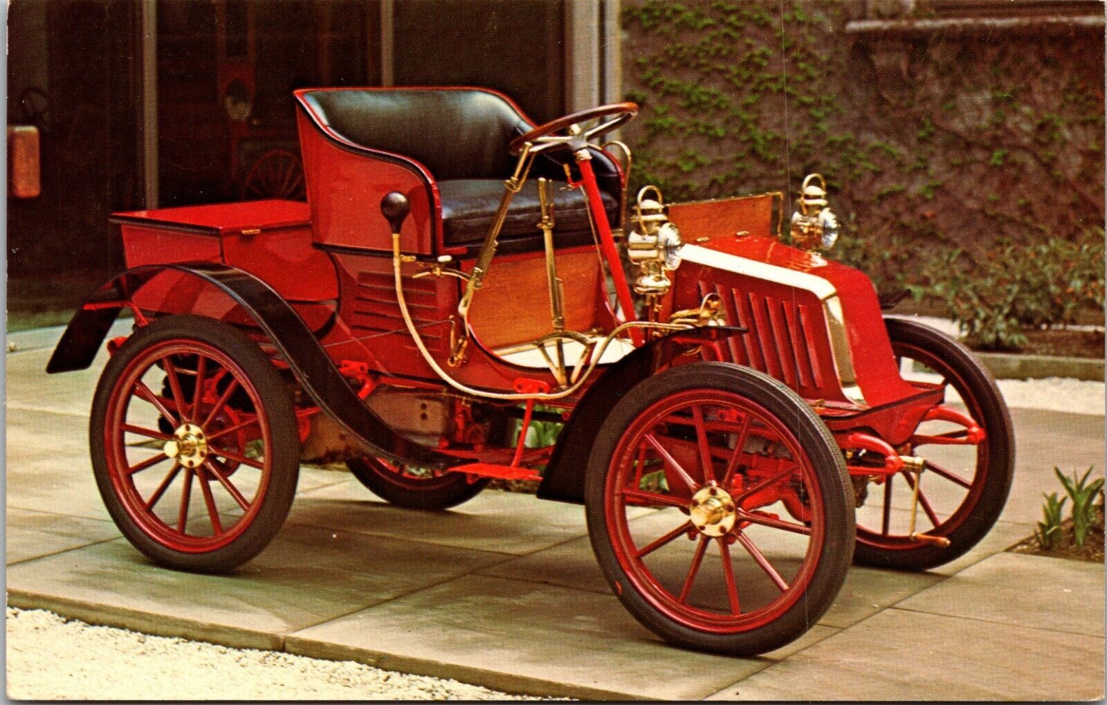 1902 Darracq 2 Cylinder Runabout Classic Car Automobile Postcard