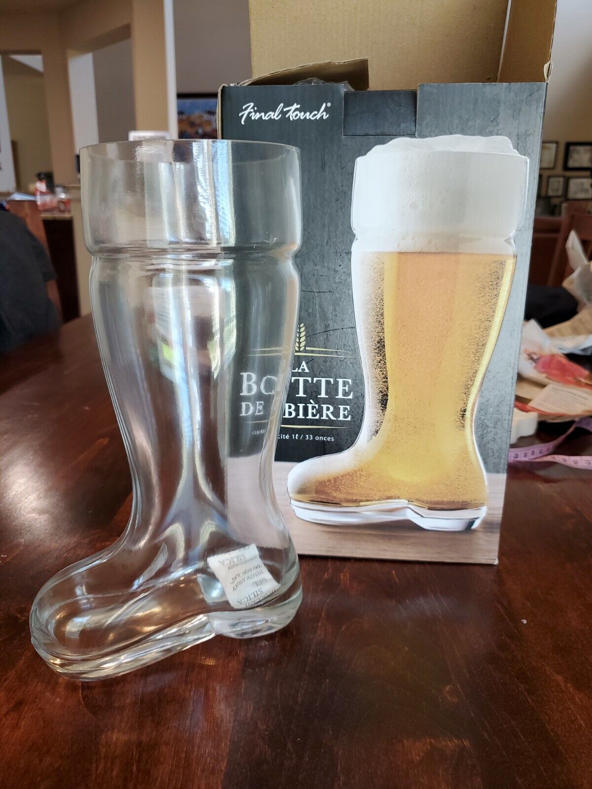 Das Boot - Glass Beer Boot Mug, Oktoberfest Celebrations NEW