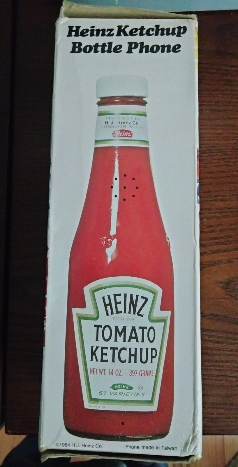 Heinz Ketchup Bottle Phone 1984 NEW