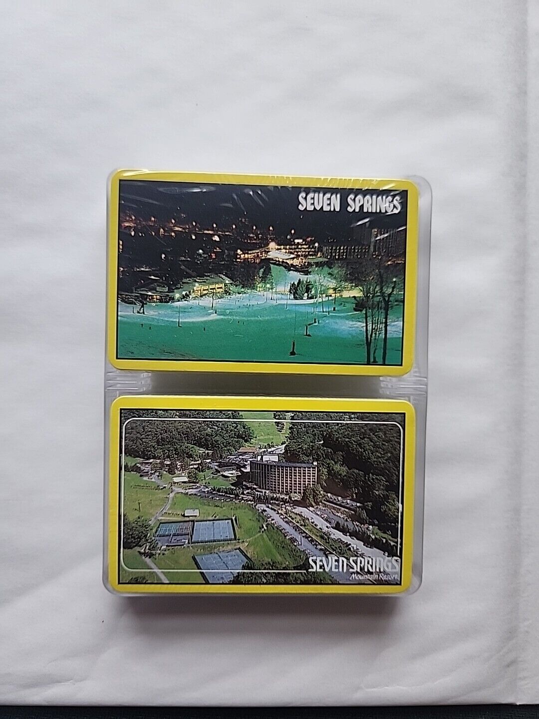 Seven Springs Playing Cards Double Deck ~ Sealed Vacation Ski Lodge 