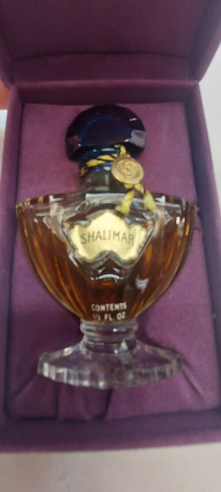 Vintage Shalimar Paris Perfume 1/3 oz