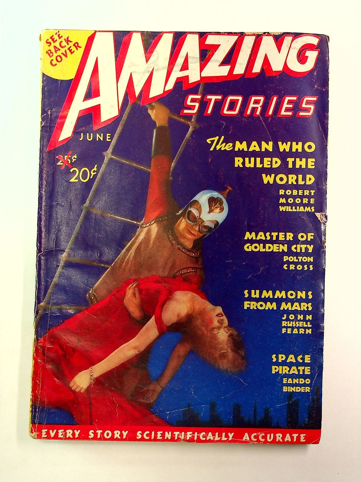 Amazing Stories Pulp Jun 1938 Vol. 12 #3 VG