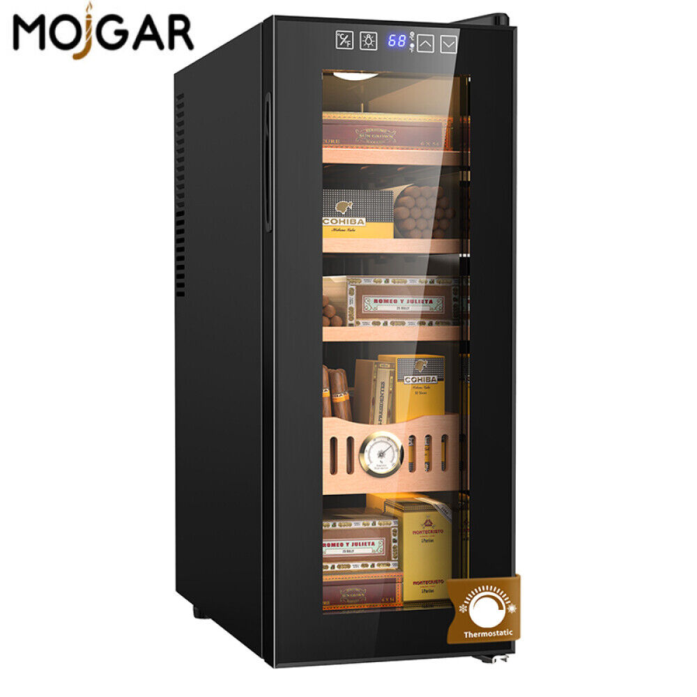 MOJGAR Smart 35L 250 Counts Electric Humidor Cigar Cooler Cooling Cedar Wood