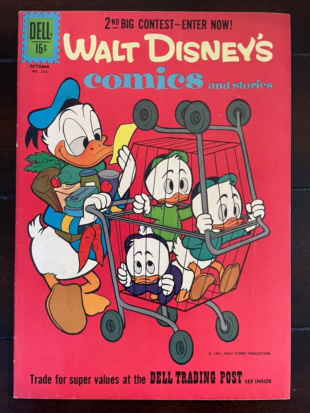 Walt Disney\'s Comics and Stories 253 High Grade 7.0 Dell Comic Book D66-20