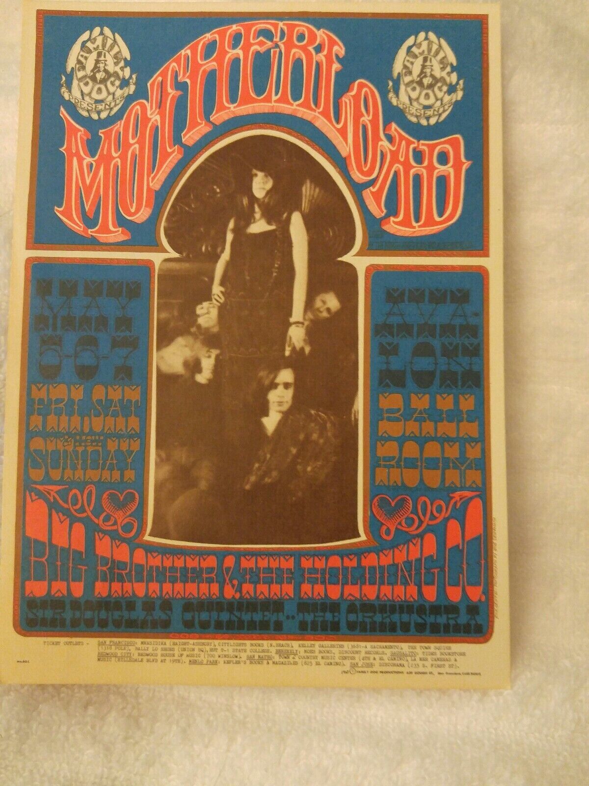 Big Brother and the Holding Company Postcard Mother load