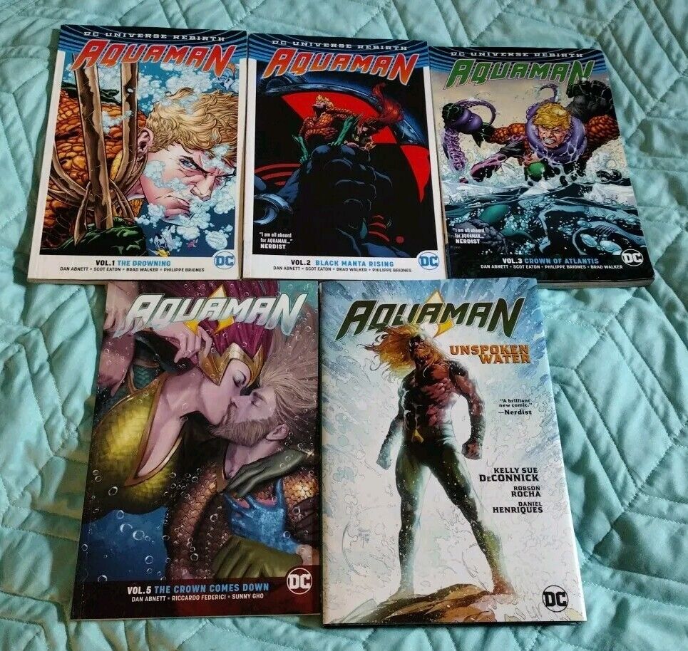 Aquaman  Rebirth Hardcover And Tpb Lot - 