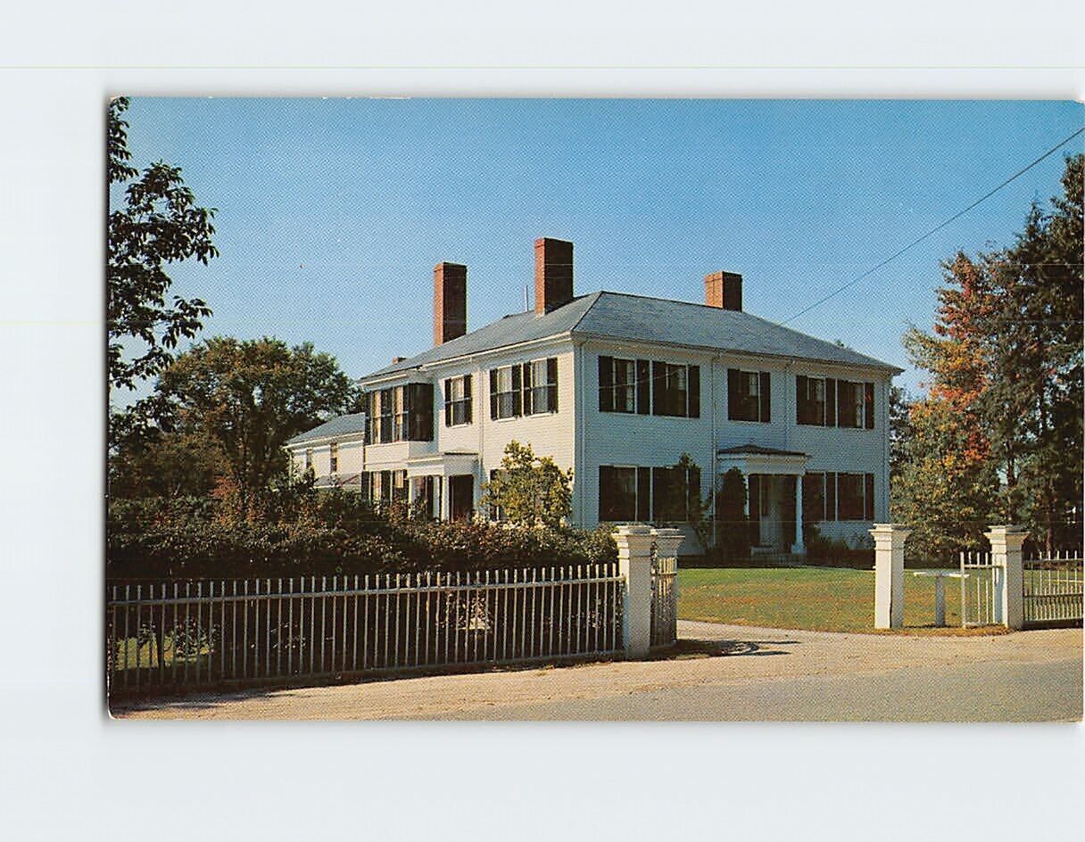 Postcard Emerson\'s Home Concord Massachusetts Sage & Philosopher Ralph Waldo USA