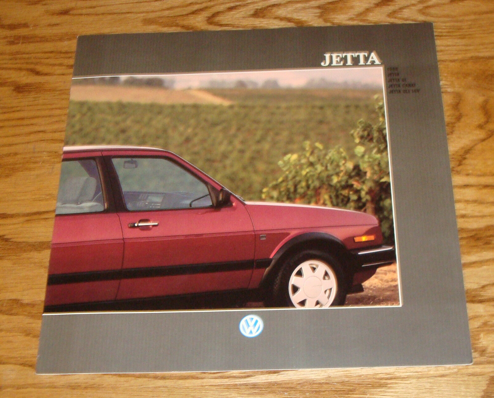 Original 1988 Volkswagen VW Jetta Deluxe Sales Brochure 88 GL GLI 16V Carat