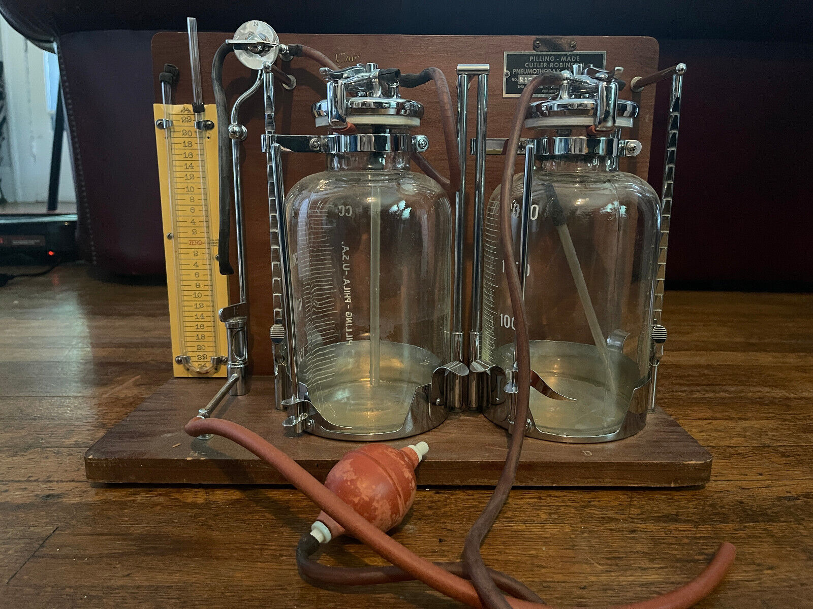Antique Pneumothorax Apparatus - Pilling-Made Cutler Robinson