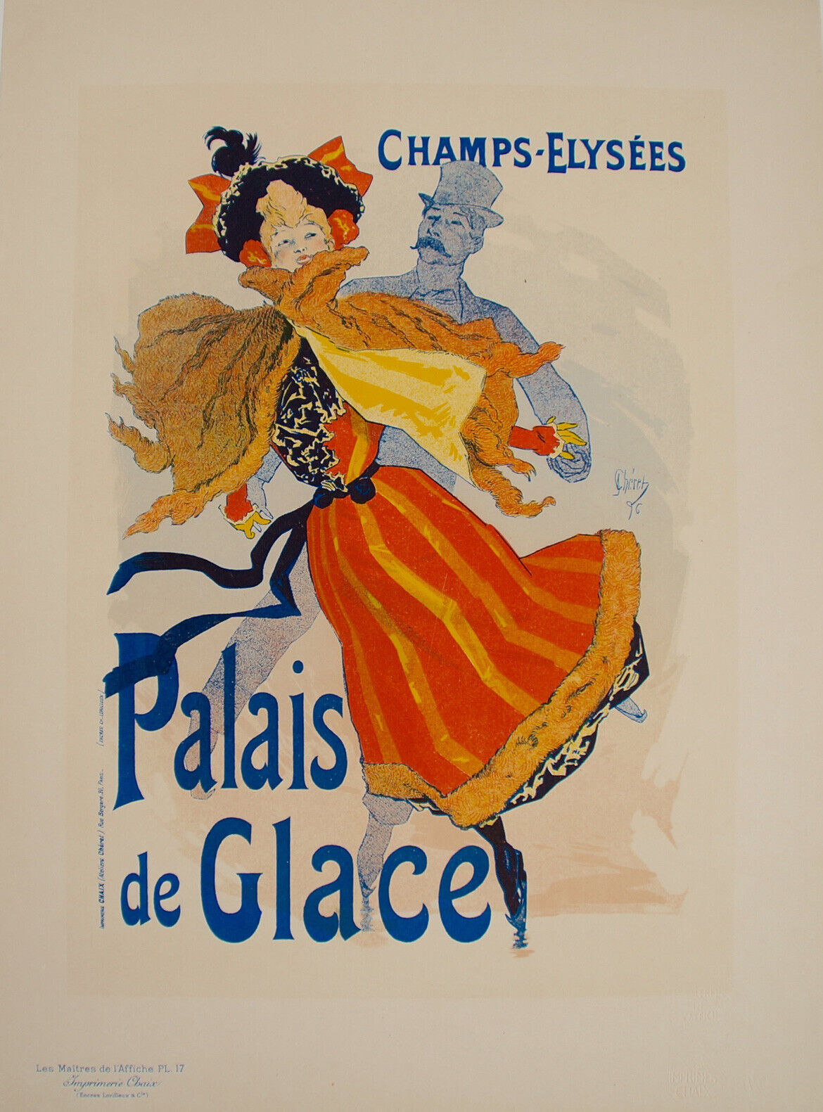 Original poster Master of the Poster PL 17 Ice Palace Champs Elysées Cheret