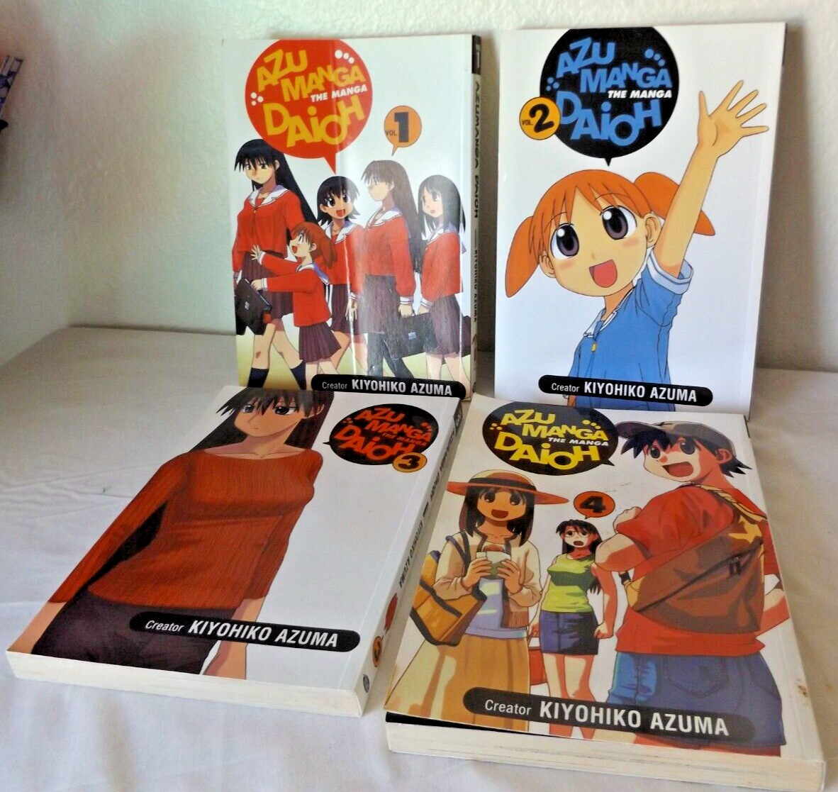 Azumanga Daioh Vol. 1-4  English Manga Books 1st Edition