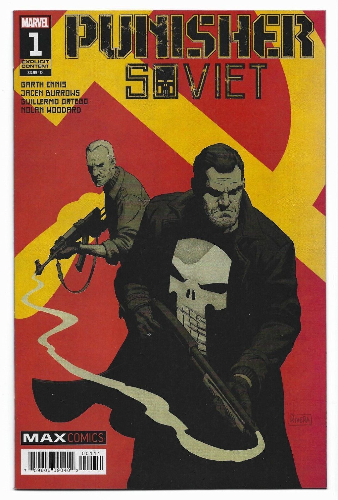 Punisher Soviet #1 2019 Unread Paolo Rivera Main Cover Marvel Comics Garth Ennis