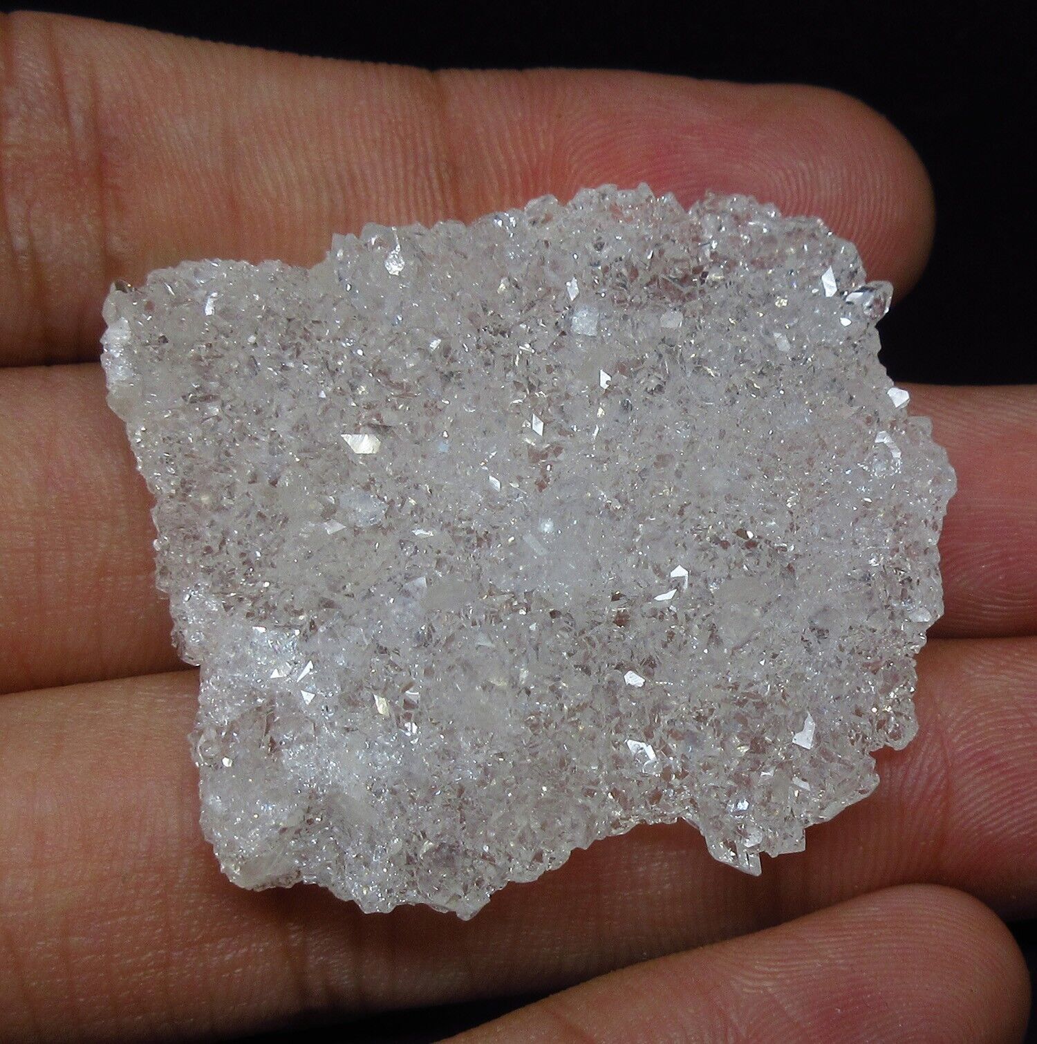 Shiny Cluster of double terminated apophyllite(non-precious natural stone)#3410
