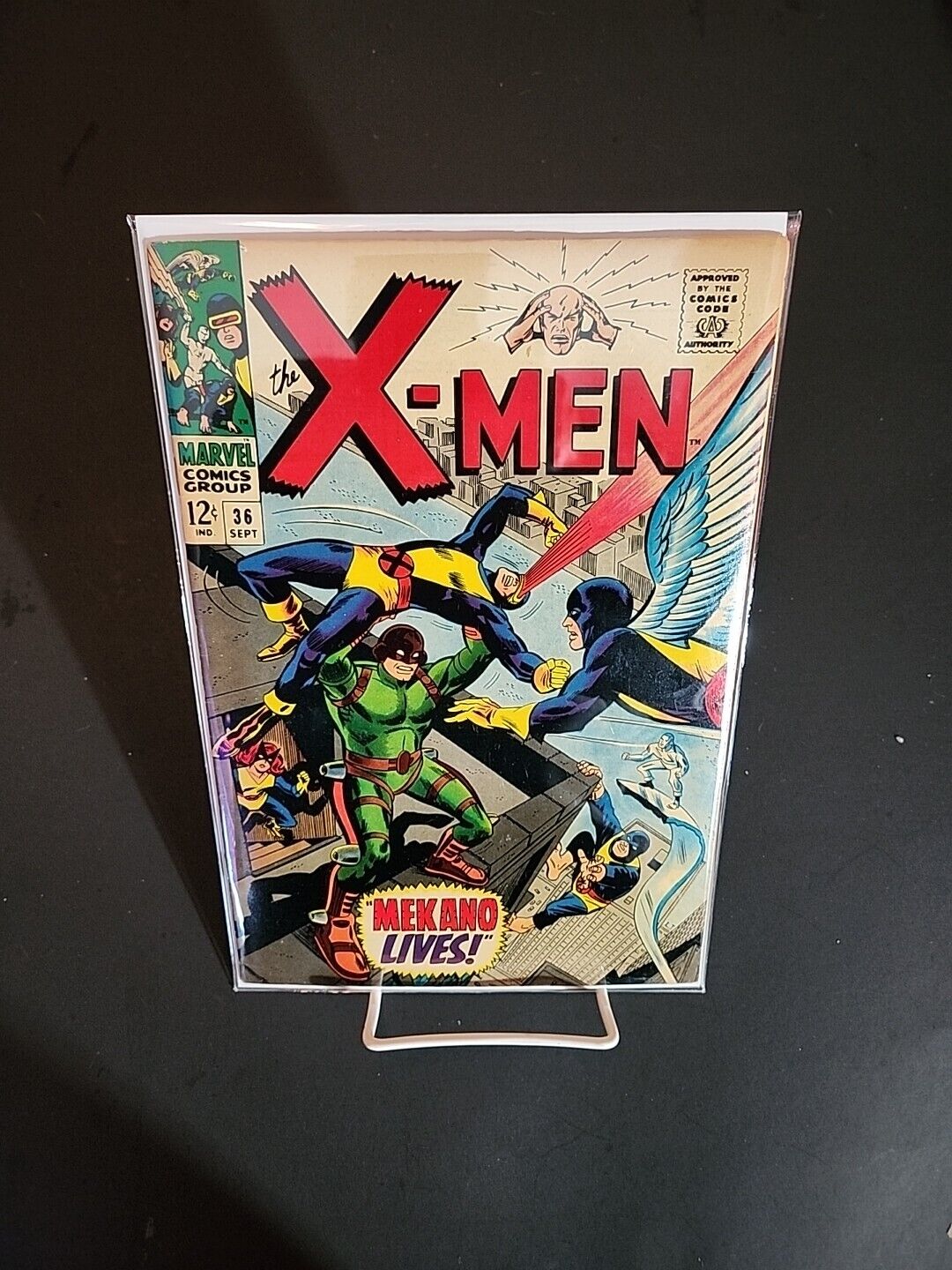 X-men #36 (Marvel 1967) 1st Appearance of Mekano - Silverage 🔑 