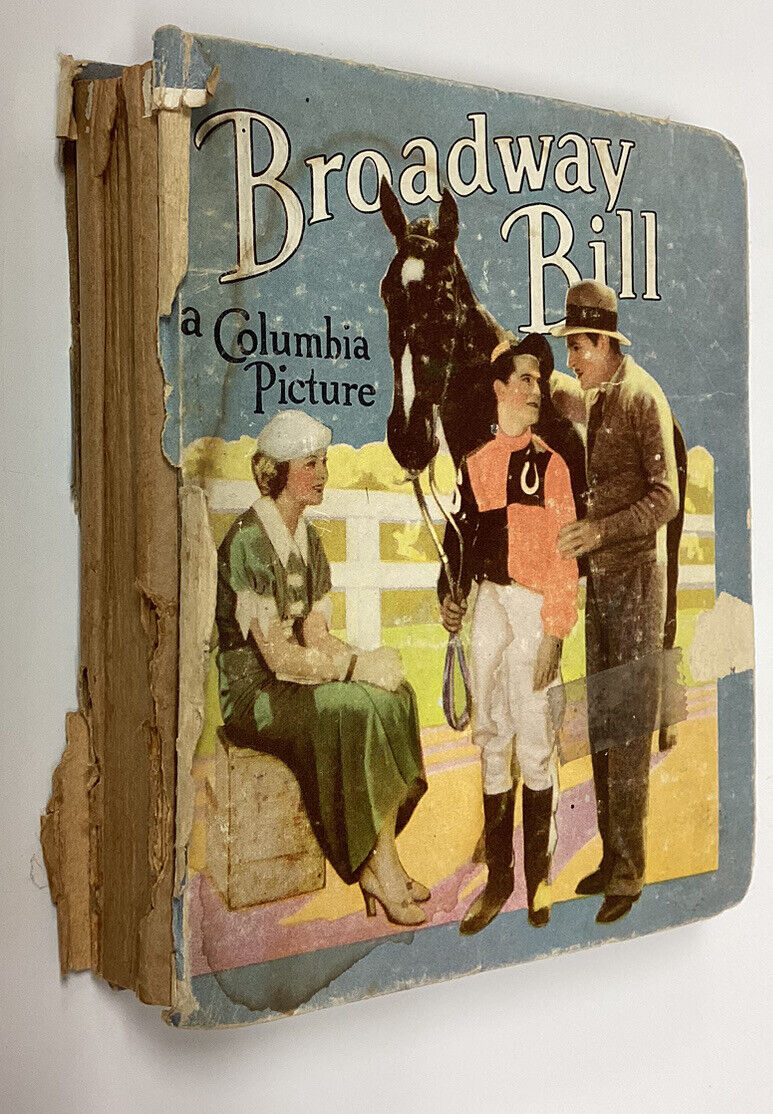 Vintage Broadway Bill a Columbia Picture 1935 A Little Big Book Myrna Loy Photos
