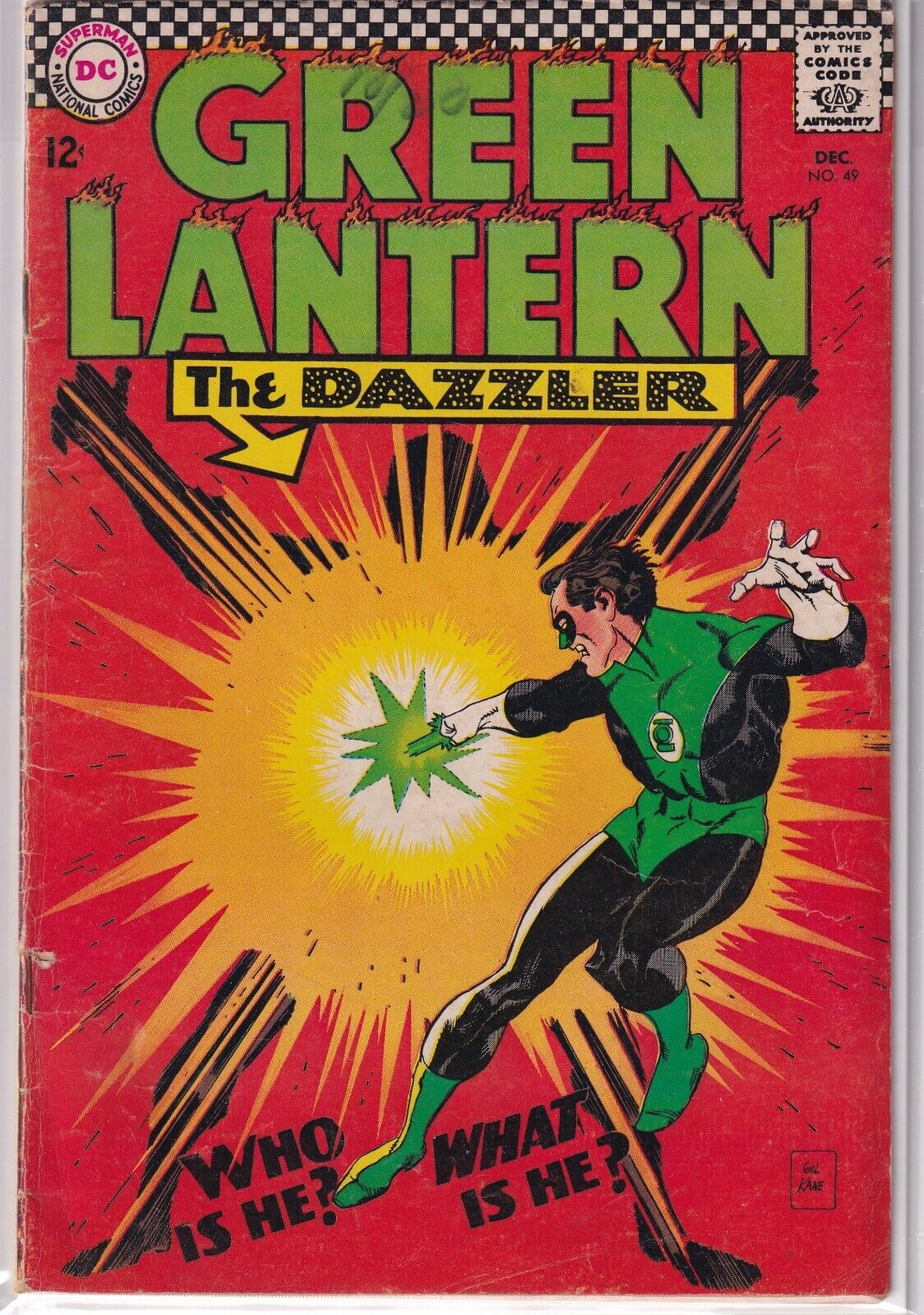 32496: DC Comics GREEN LANTERN #49 VG Grade