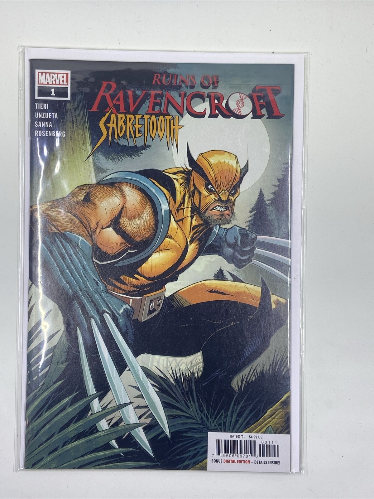 Ruins of Ravencroft: Sabretooth #1 in NM minus condition. Marvel comics [a~