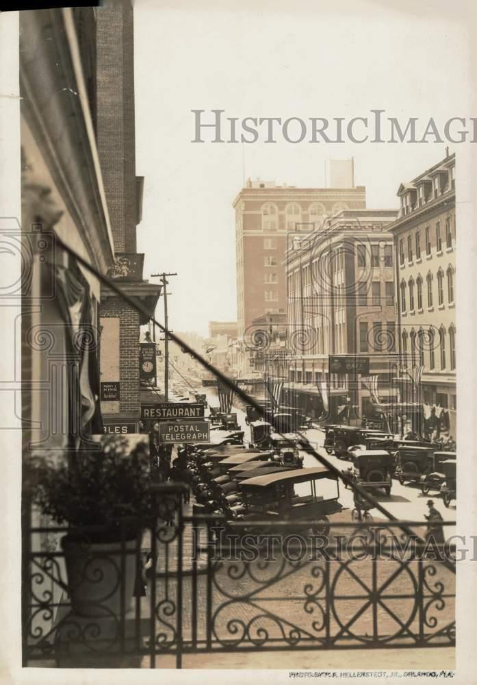 1924 Press Photo Street scene in Orlando, FL. - kfz02947