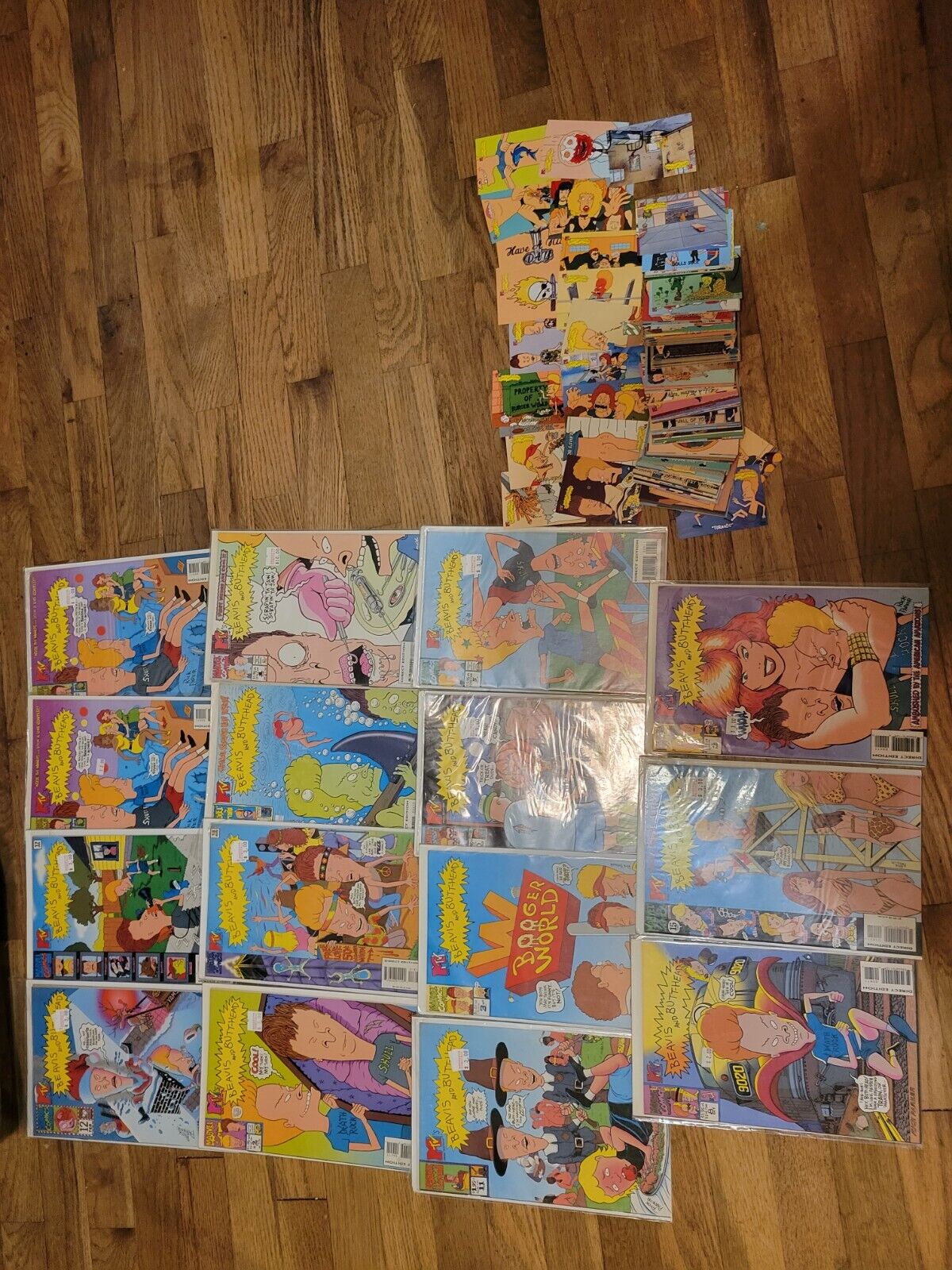 Beavis and butt head vintage rare collectors comics and trading cards lot