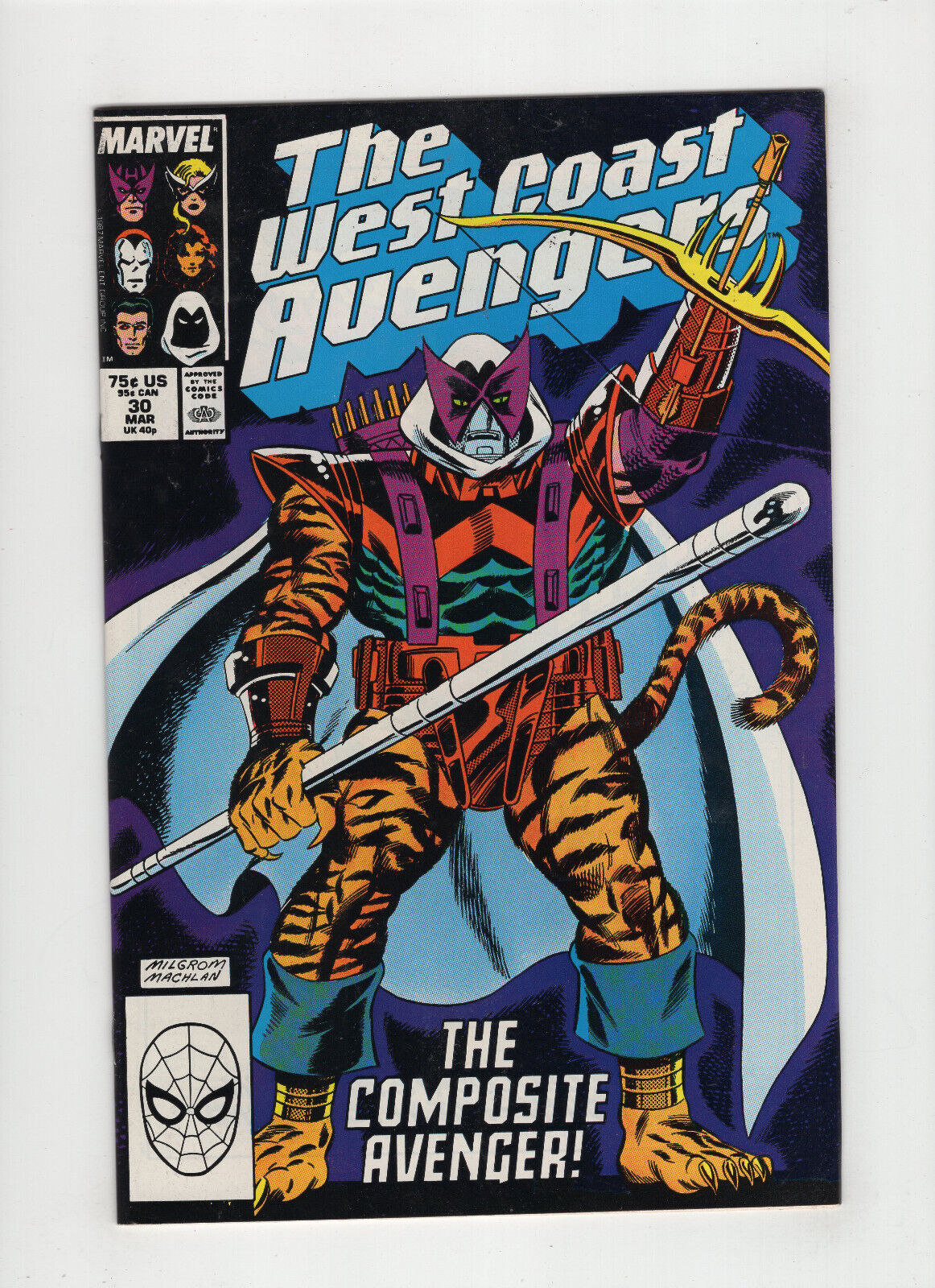 West Coast Avengers #30 (1988, Marvel)