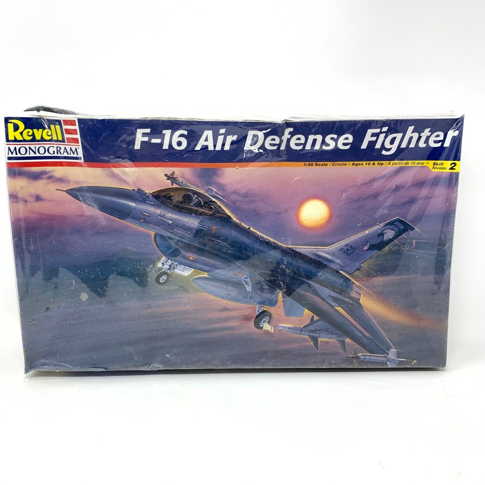 RARE Revell F-16 Air Defense Fighter 1:48 Scale Plastic Model Kit SEALED 1999