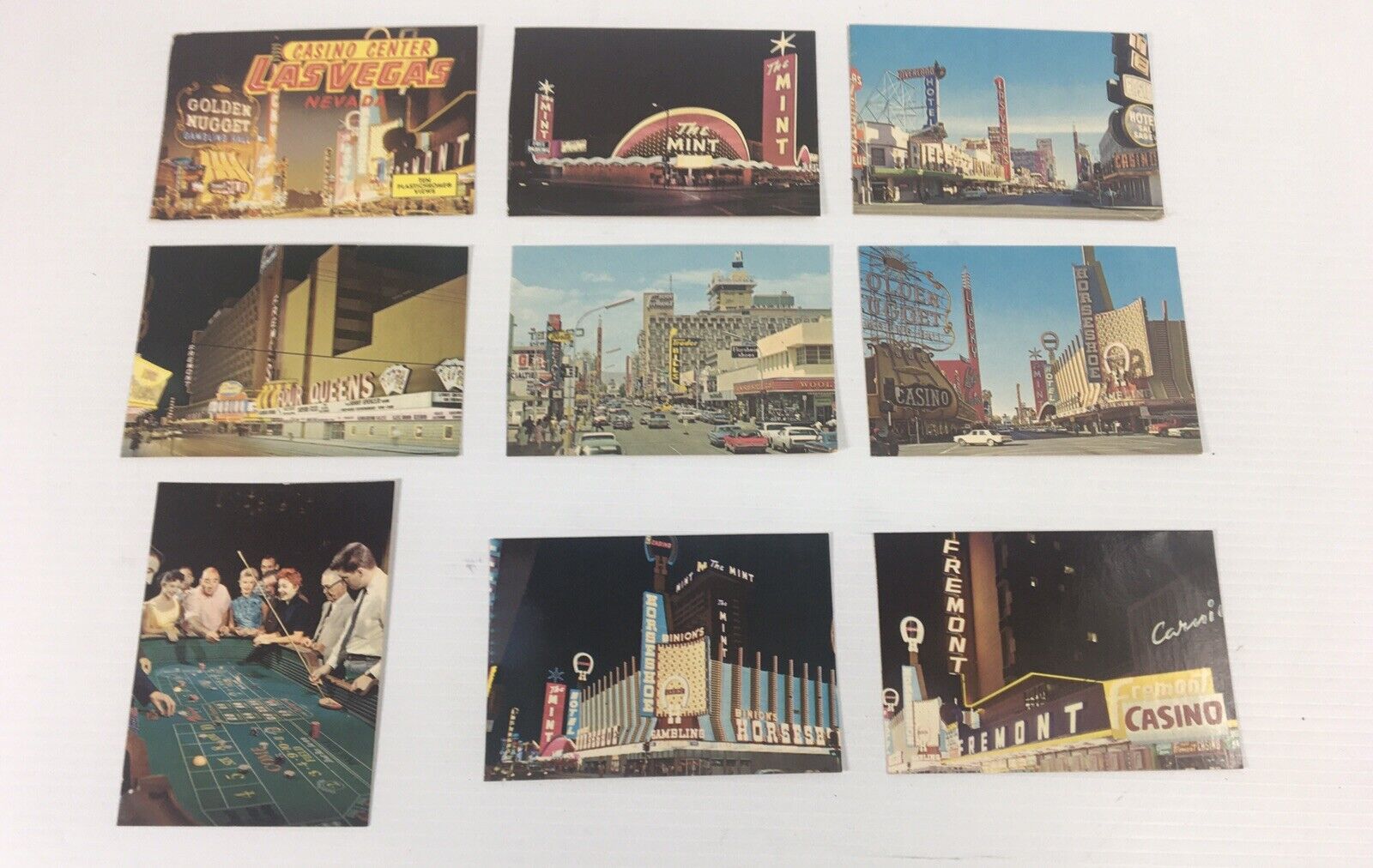POST CARDS LAS VEGAS  HOTELS & CASINOS  UNPOSTED  VINTAGE LOT OF 9 A799