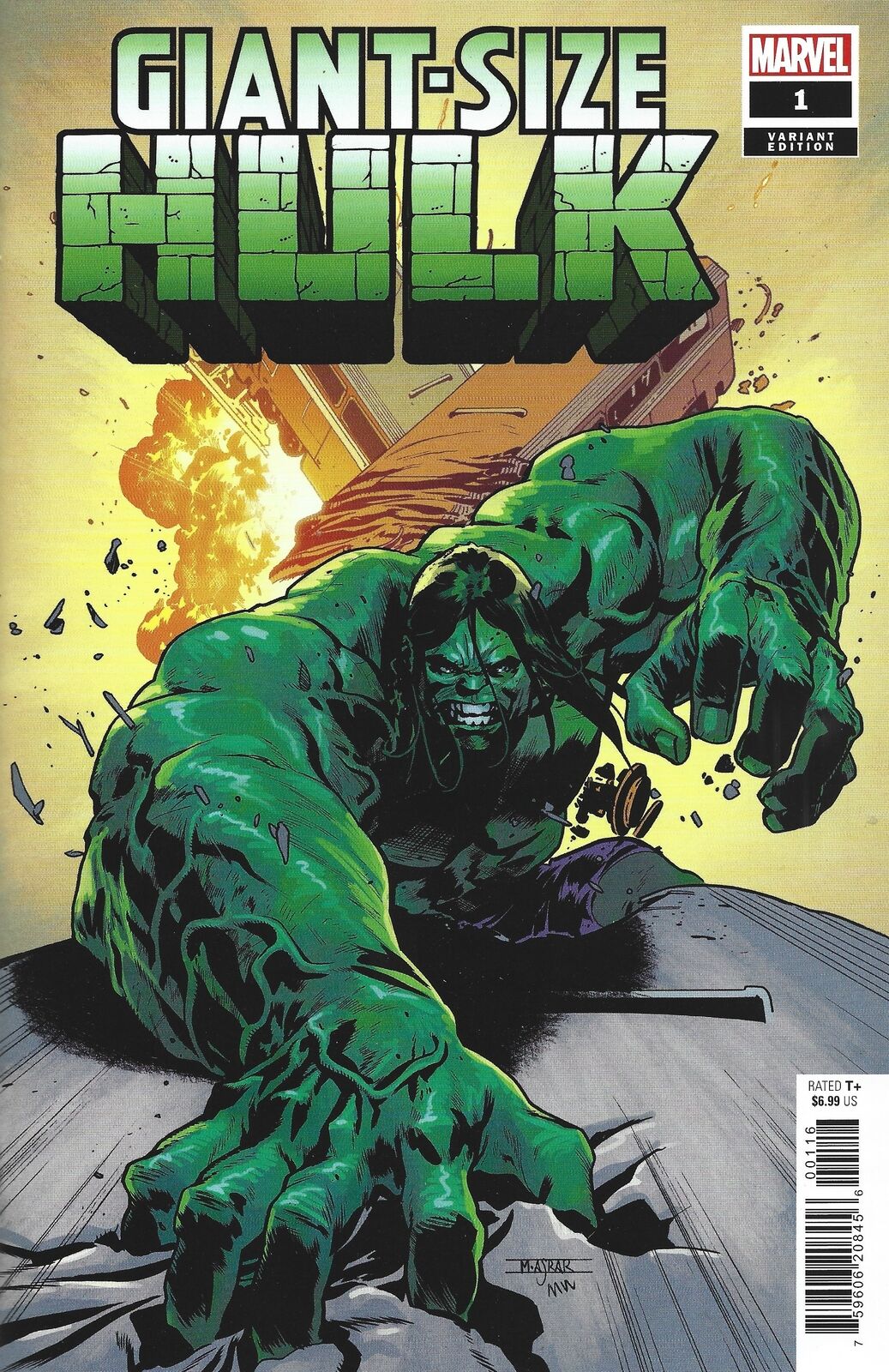 Giant-Size Hulk #1 1:25 Mahmud Asrar Variant Marvel 2024