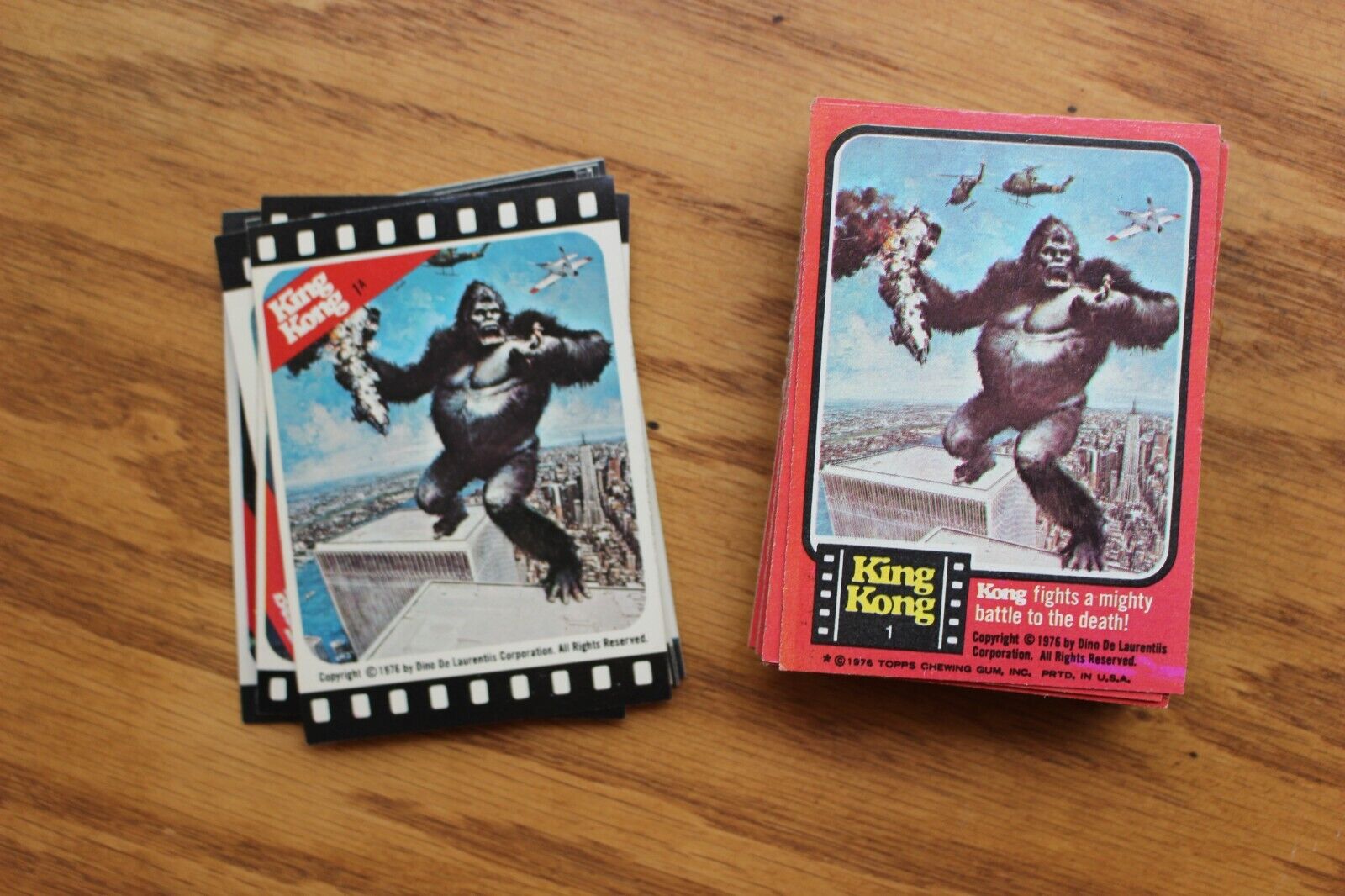1976 Topps King Kong Complete Set With All Stickers EX/MT