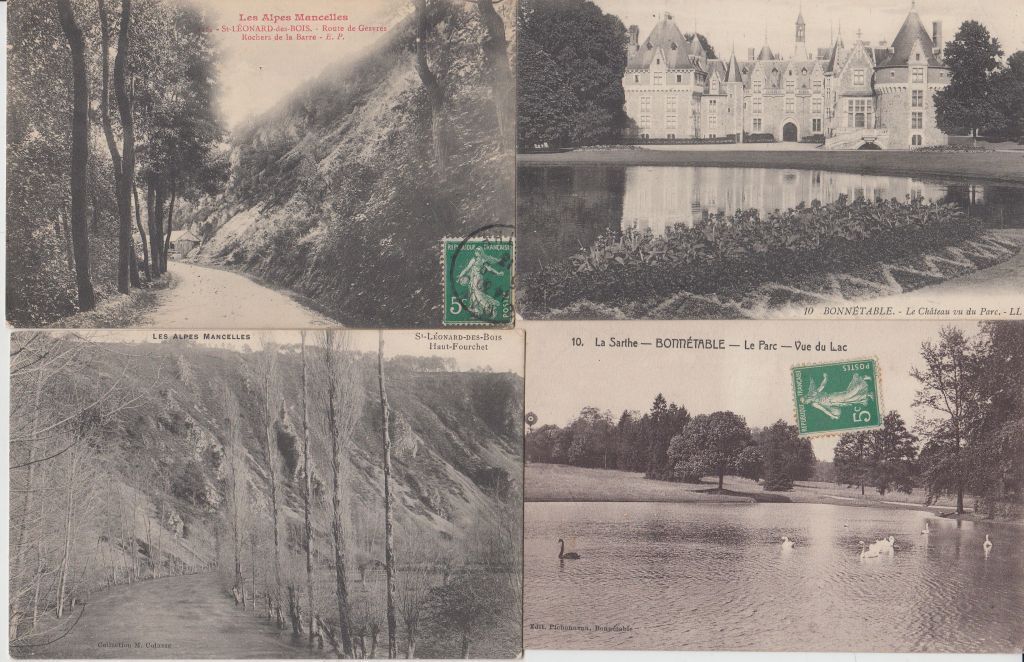 SARTHE (DEP.72) 1000 Vintage Postcards Pre-1940 (L5362)