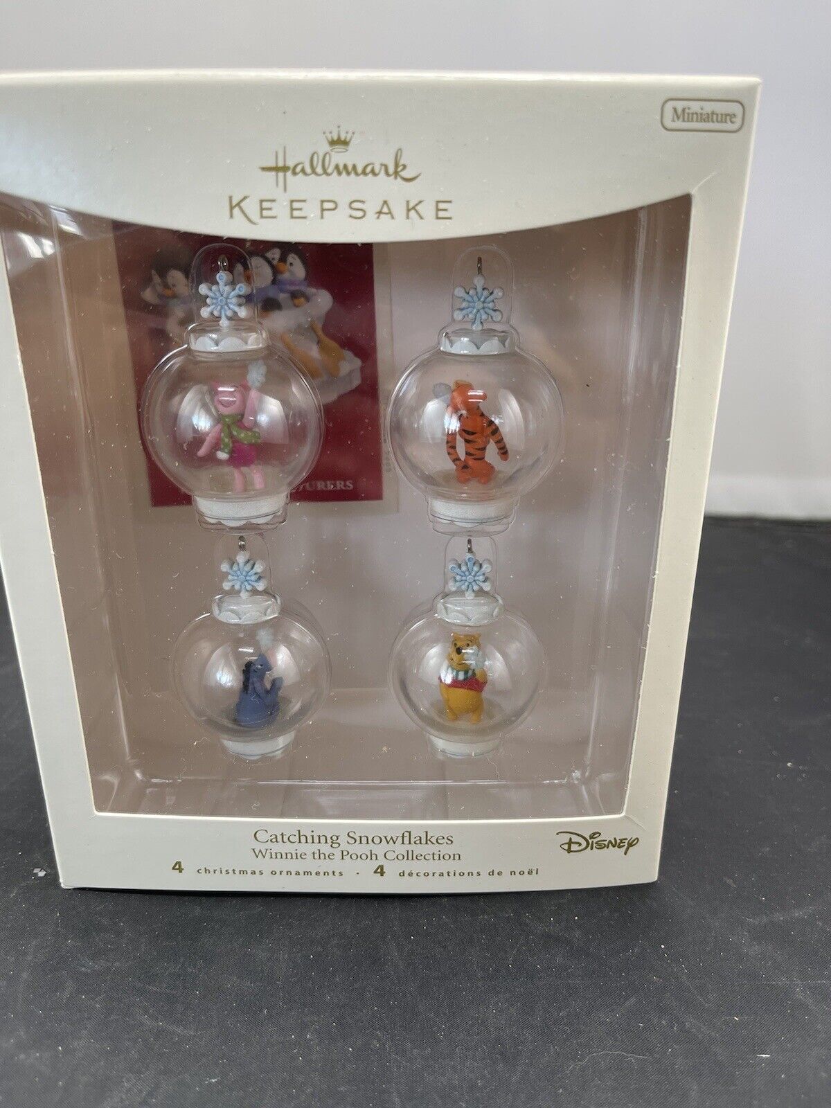 Winnie The Pooh “Catching Snowflakes” Set Of 4
