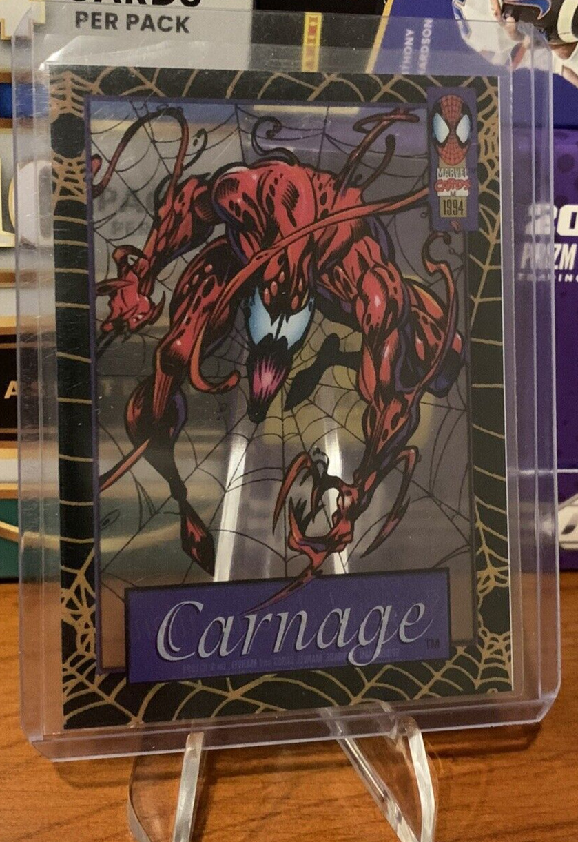 1994 Fleer The Amazing Spiderman Suspended Animation Carnage #5