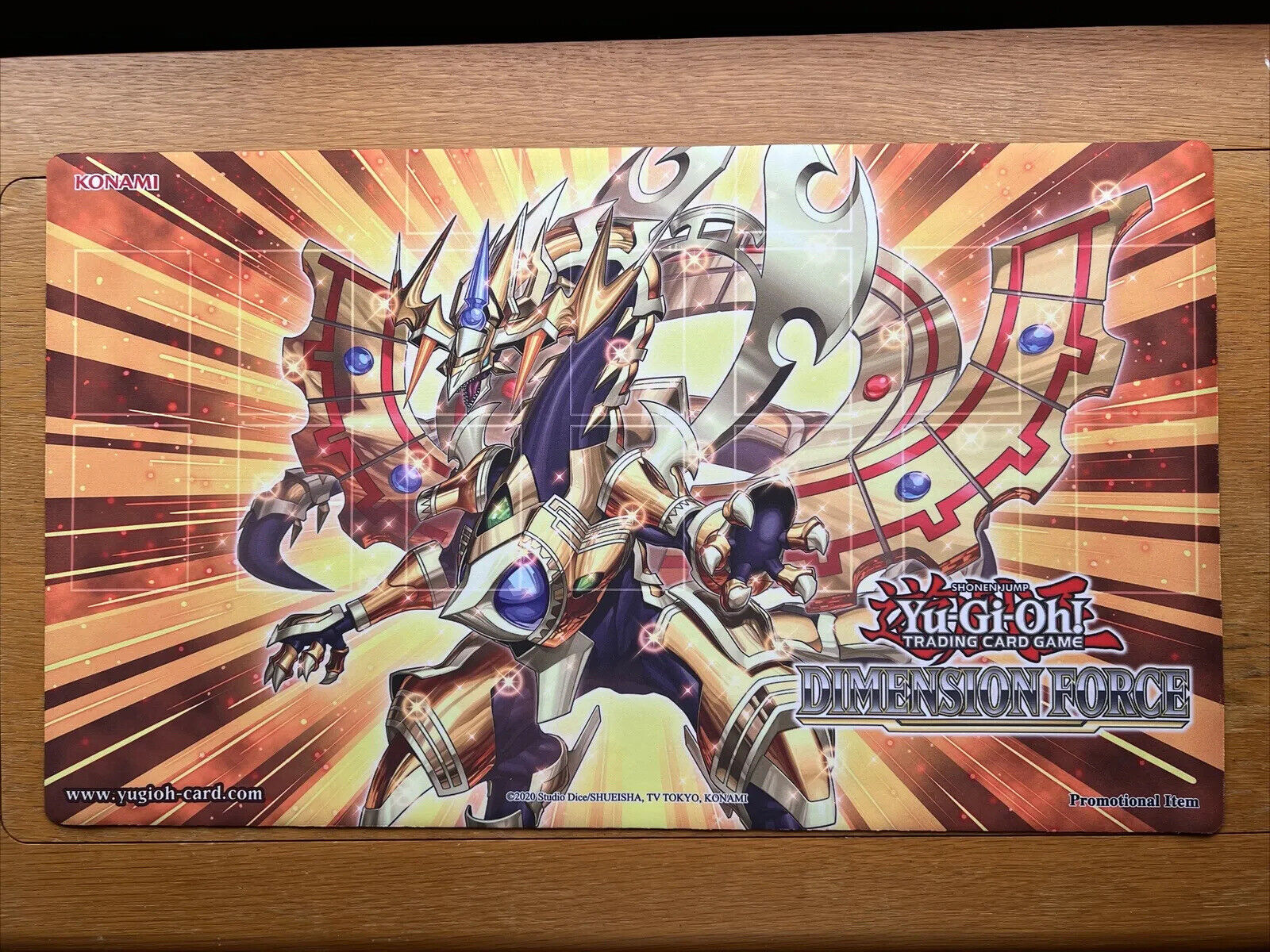 Yu-Gi-Oh Dimension Force Sneak Peek Mat new unused Yu-Gi-Oh Promo Playmat Rare