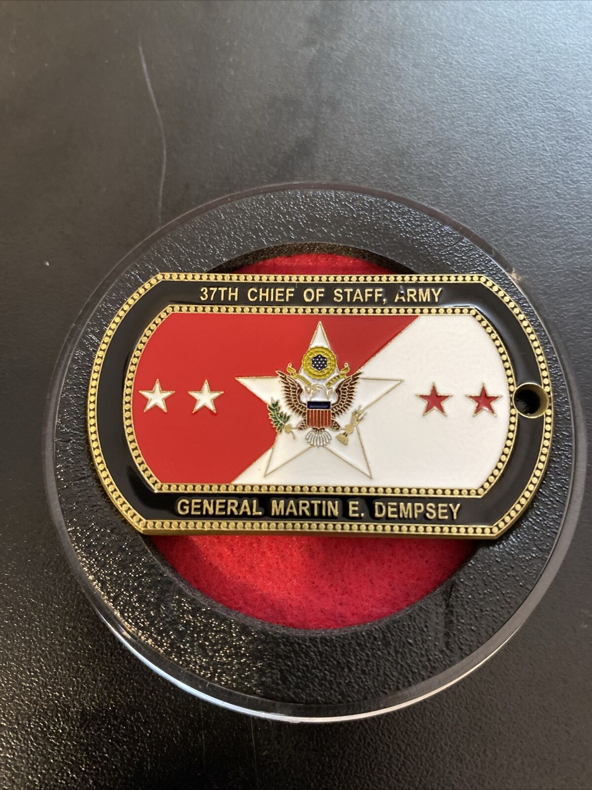 37th Chief Of Staff Army General Martin E. Dempsey Challenge Coin