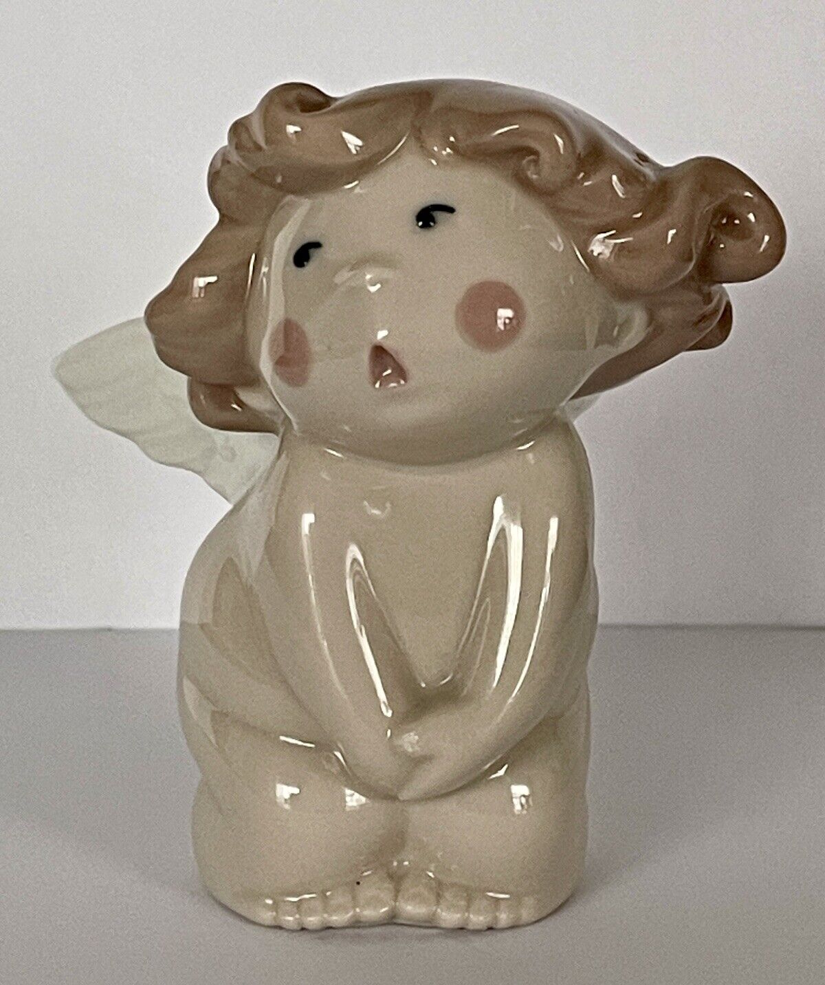 NAO LlADRÓ 2003 CHEEKY CHERUBS COLLECTION “GIGGLES OH NO ” PORCELAIN FIGURINE