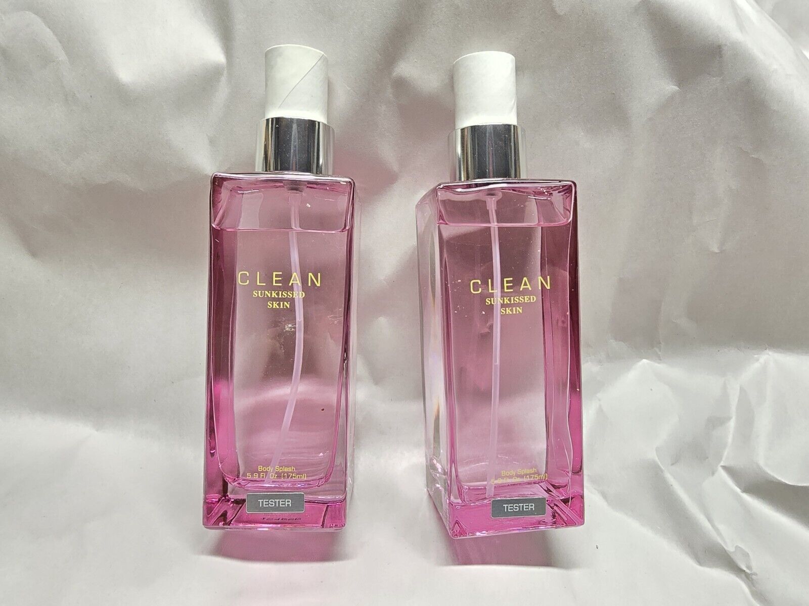 Lot Of 2 Bottles Clean Sunkissed Skin Body Splash Spray 5.9oz  new tester 