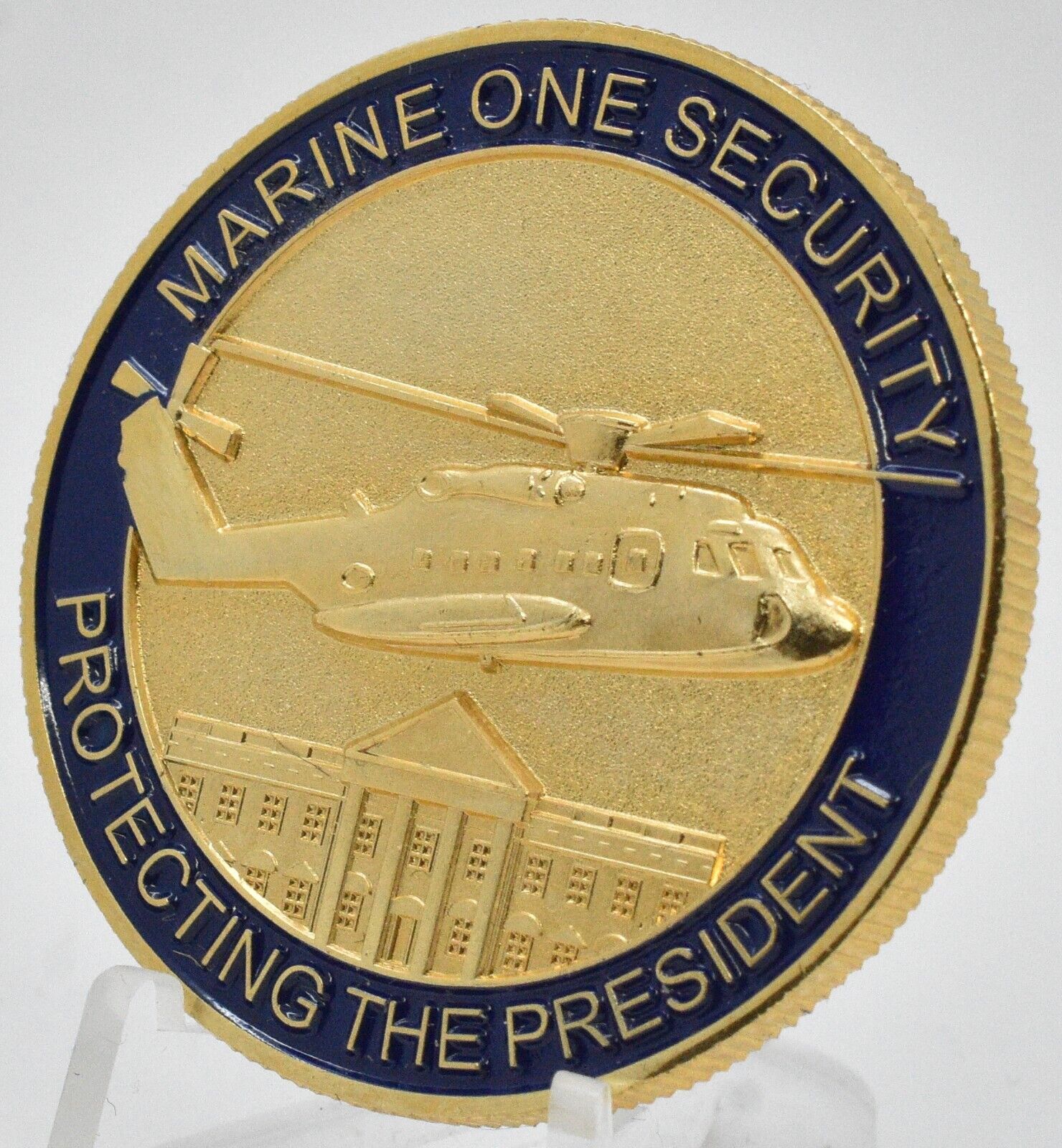 HMX-1 Marine One Security USMC WHITE HOUSE HELICOPTER CHALLENGE COIN