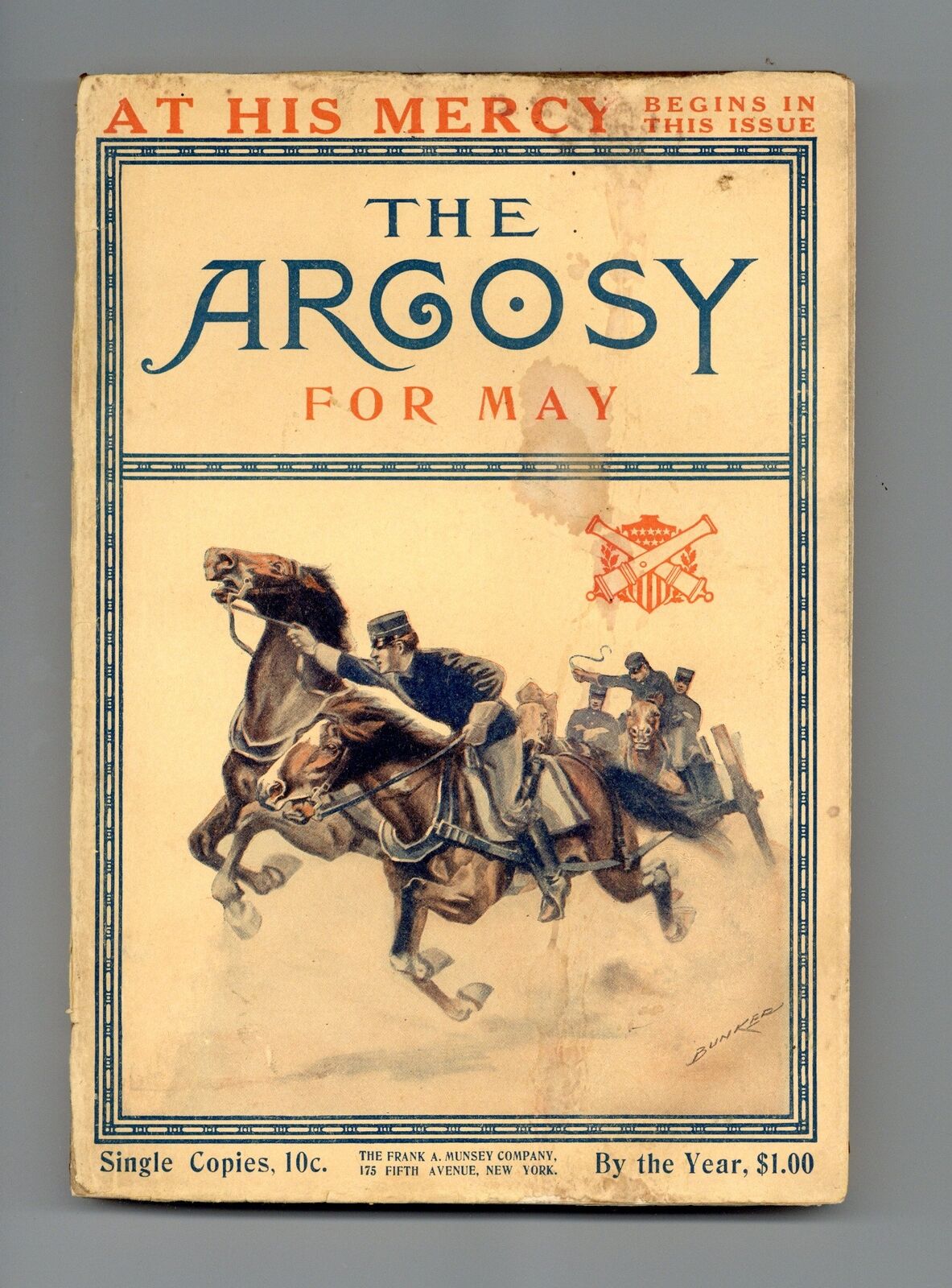 Argosy Part 2: Argosy May 1909 Vol. 60 #2 GD/VG 3.0