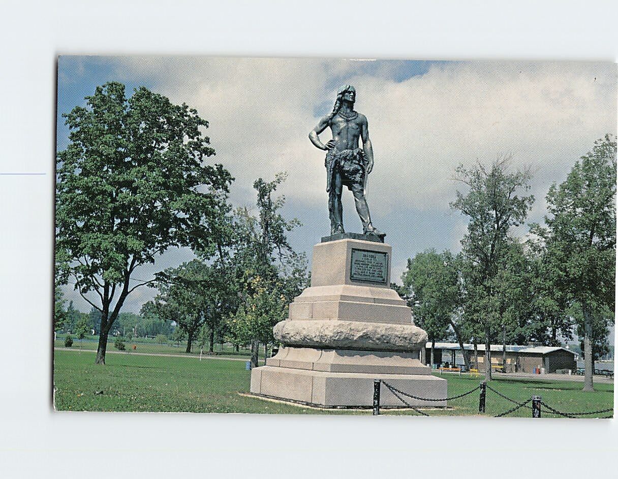 Postcard Chief Oshkosh Menominee Park Oshkosh Wisconsin USA